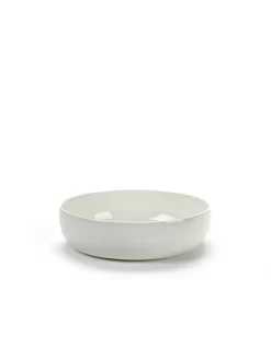 Serax Base Diep Bord ø 16 Cm Hoogte 4,5 Cm Porselein Wit Geglazuurd