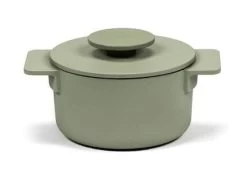 Serax Surface By Sergio Herman Braadpan ø 12 Cm Gietijzer Camogreen