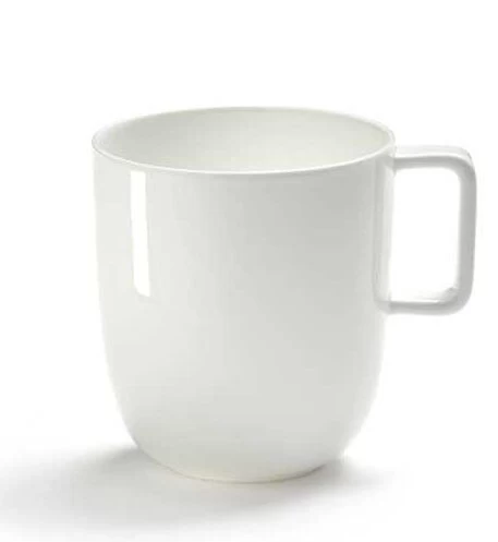 Serax Base Theekop 350ml ø 8 Hoogte 9 Cm Porselein Wit Glanzend