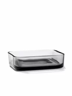 Serax HEII Marcel Wolterinck Kom Rechthoek 12 X 6 Cm H 3 Cm Glas Zwart